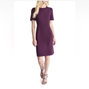 DKNY Rich Purple Midi Dress